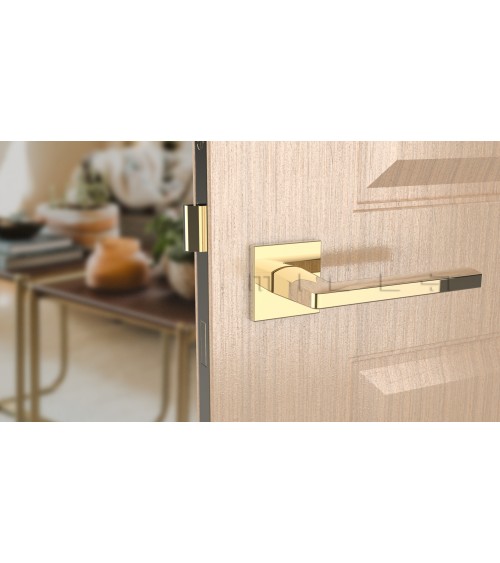 Tirador de puerta PYROLA dorado pulido herraje de diseño