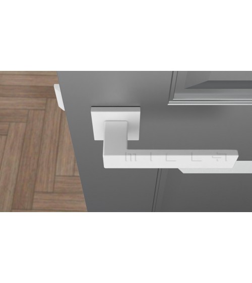 Manija de puerta blanca PINA diseño