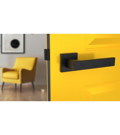 Tirador de puerta negra PINA tirador de diseño