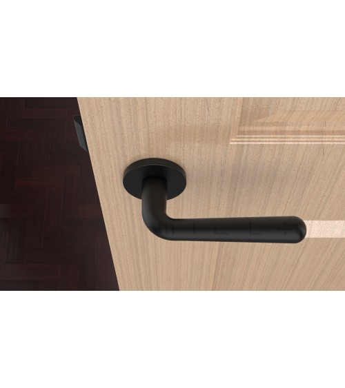 Tirador de puerta negro mate IRGA diseño