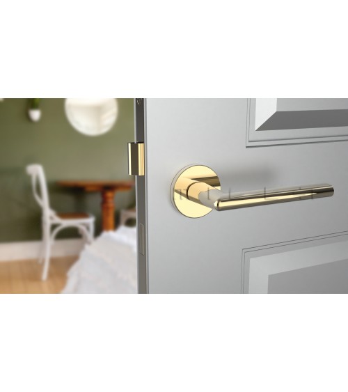 Tirador de puerta oro pulido KALMIA tirador de diseño