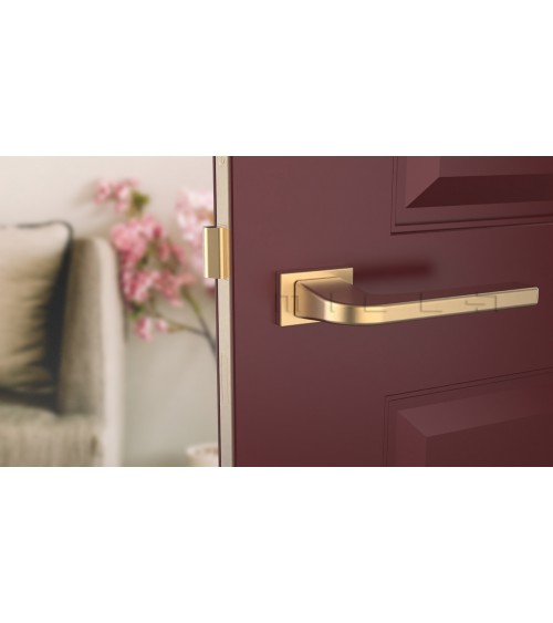 Tirador de puerta dorado mate ISMENA herraje decorativo
