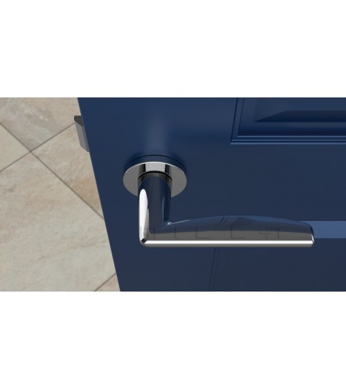 Tirador de puerta cromo pulido LUNA tirador de diseño