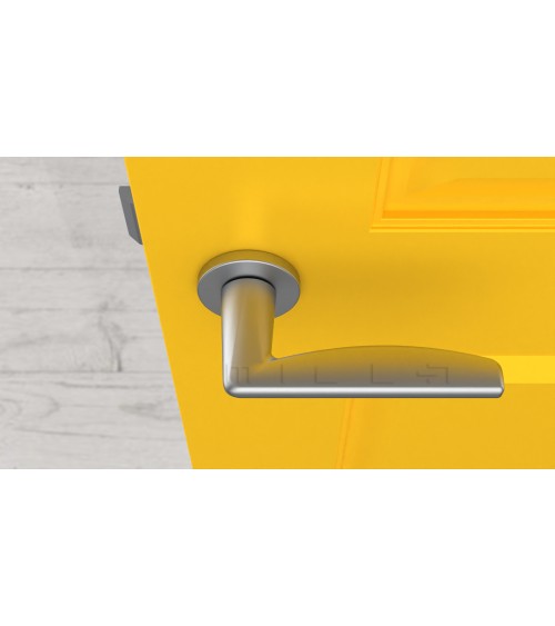 Tirador de puerta cromo satinado LUNA tirador de diseño