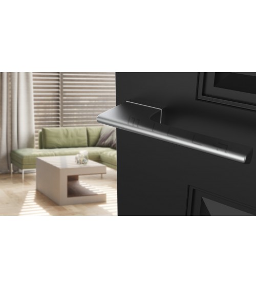 Tirador de puerta cromado satinado LUPINA tirador de diseño