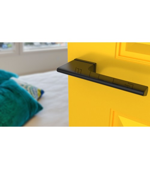 Tirador de puerta negro LUPINA tirador de diseño