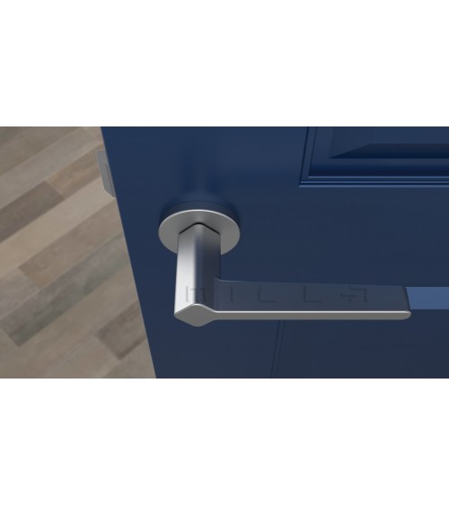 Tirador de puerta cromo satinado NINFEA tirador de diseño