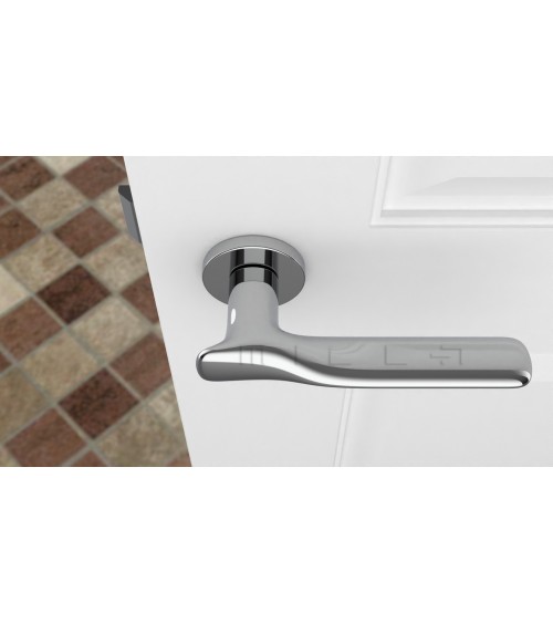 Tirador de puerta cromo pulido ORCHIDE diseño