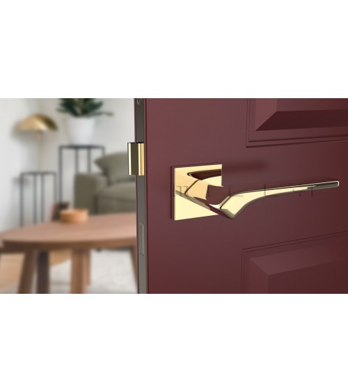Tirador de puerta oro mate BERGERIA herrajes de diseño