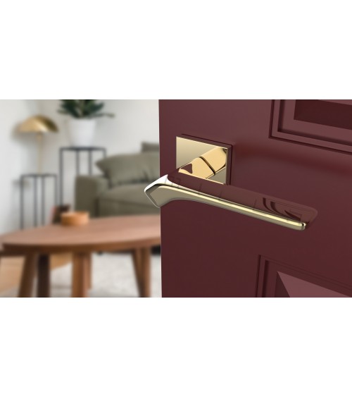 Tirador de puerta oro mate BERGERIA herrajes de diseño