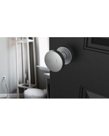 Pomo de puerta Cromo satinado MESA Redondo móvil