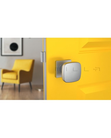 Pomo de puerta Cromo cepillado KIAMA cuadrado - tirador de diseño