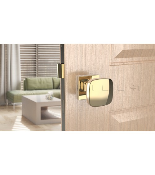 Pomo de mueble negro KIAMA cuadrado - manilla de diseño