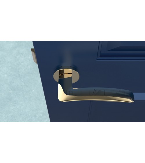 Tirador de puerta oro pulido ROBINE tirador de diseño
