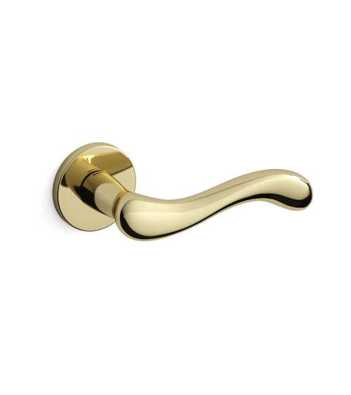 Manija de puerta oro pulido Mandelli Ande diseño