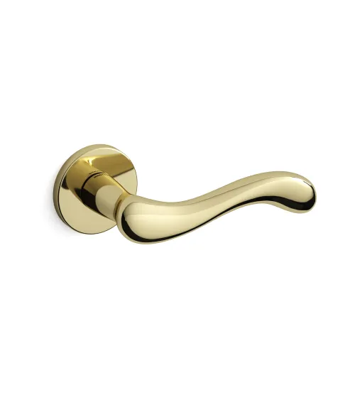 Manija de puerta oro pulido Mandelli Ande diseño