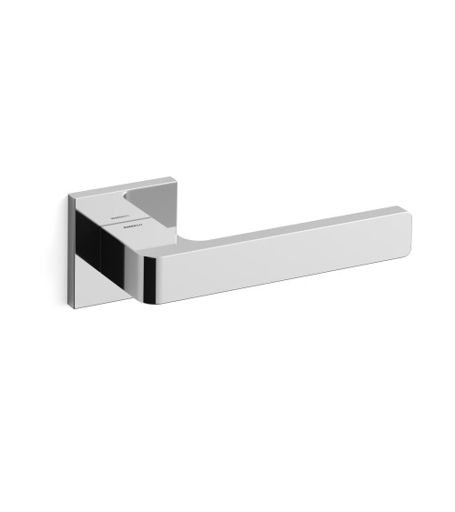 Tirador de puerta cromo pulido Mandelli Lario manilla de diseño