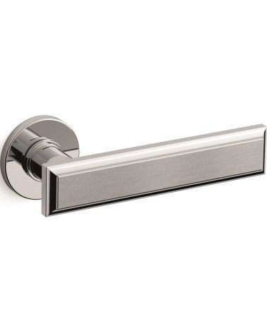 Maneta de puerta cromo satinado Mandelli Kuki maneta de diseño
