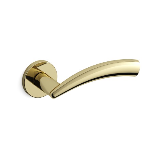 Tirador de puerta dorado brillante Mandelli Nadir tirador de diseño