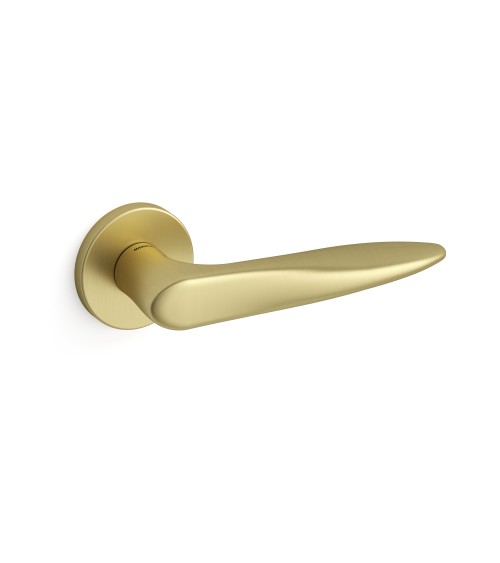 Maneta de puerta oro mate Mandelli Zoe maneta de diseño