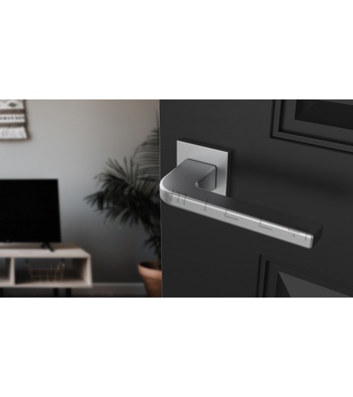 Tirador de puerta cromo satinado ISMENA tirador de diseño