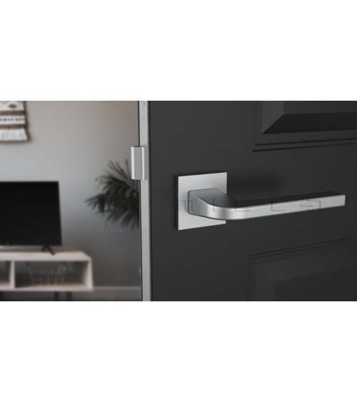 Tirador de puerta cromo satinado ISMENA tirador de diseño