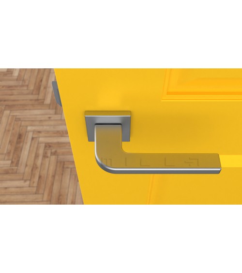 Tirador de puerta cromo satinado ISMENA tirador de diseño