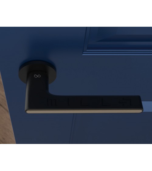Tirador de puerta redondo moderno en Zamak Ferrara - tirador de diseño