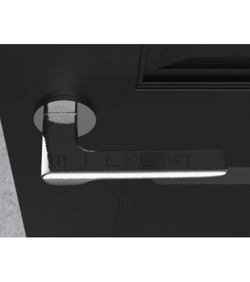 Tirador de puerta cromo pulido LIGNE tirador de diseño