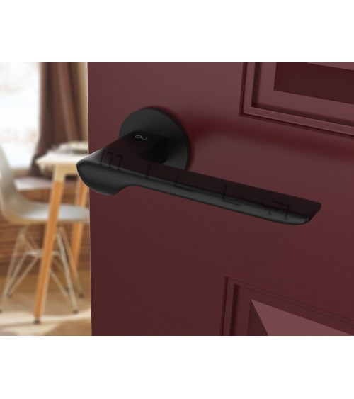 Tirador de puerta negra LIGNE tirador de diseño