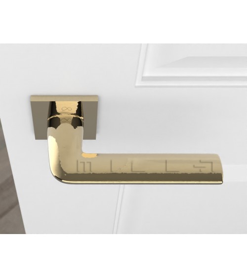 Manija de puerta dorada STINGER diseño