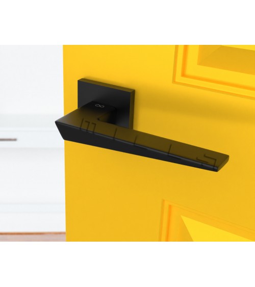 Manilla de puerta cuadrada moderna en Zamak Vega - manilla de diseño
