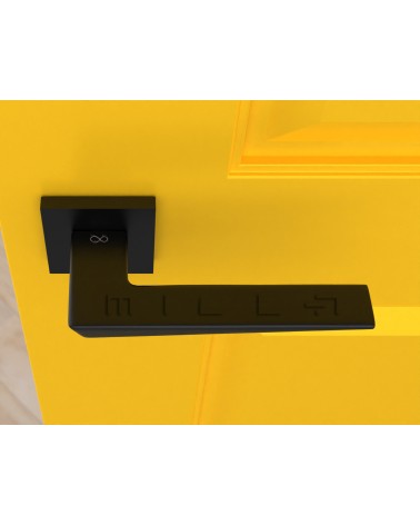 Tirador de puerta negro VEGA - tirador de diseño
