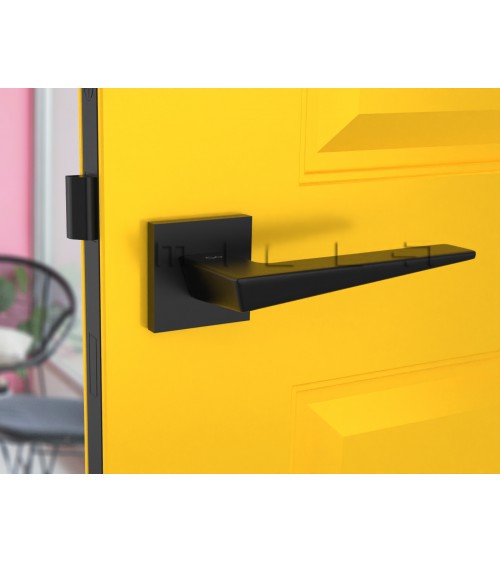Manilla de puerta cuadrada moderna en Zamak Vega - manilla de diseño