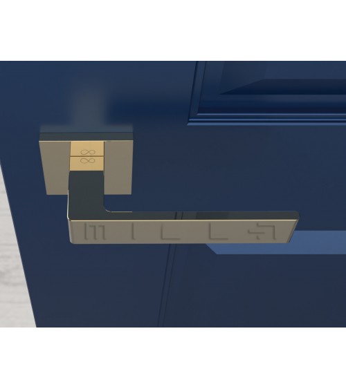 Manija de puerta oro pulido Apollo manija design
