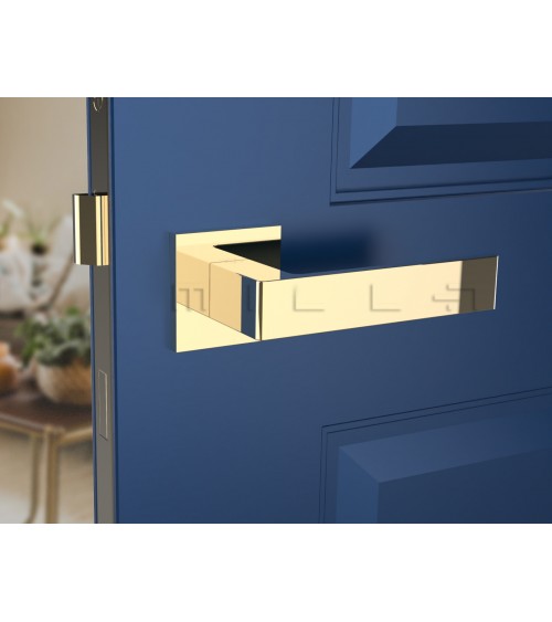 Manija de puerta oro pulido Apollo manija design