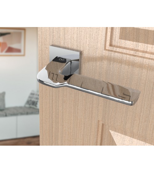 Manija de puerta cromo pulido LINE BALI herraje design