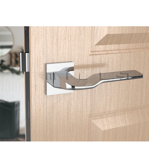 Manija de puerta cromo pulido LINE BALI herraje design