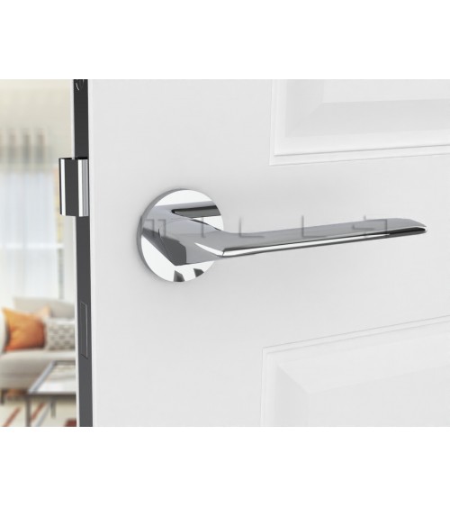 Tirador de puerta cromo pulido Line GIULIA manilla de diseño
