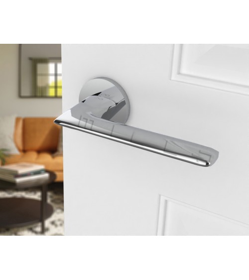 Tirador de puerta cromo pulido Line GIULIA manilla de diseño