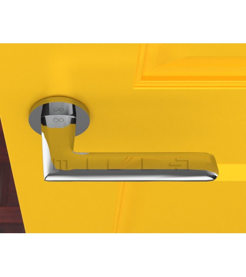 Tirador de puerta cromo pulido Line GIULIA manilla de diseño