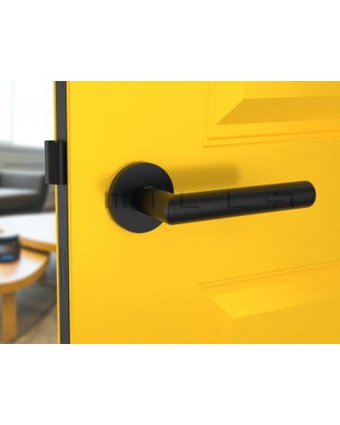 Manilla de Puerta Negra Line Ronda Ronde - manilla de diseño