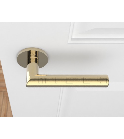 Manilla de Puerta oro pulido Line Ronda Ronde - manilla de diseño