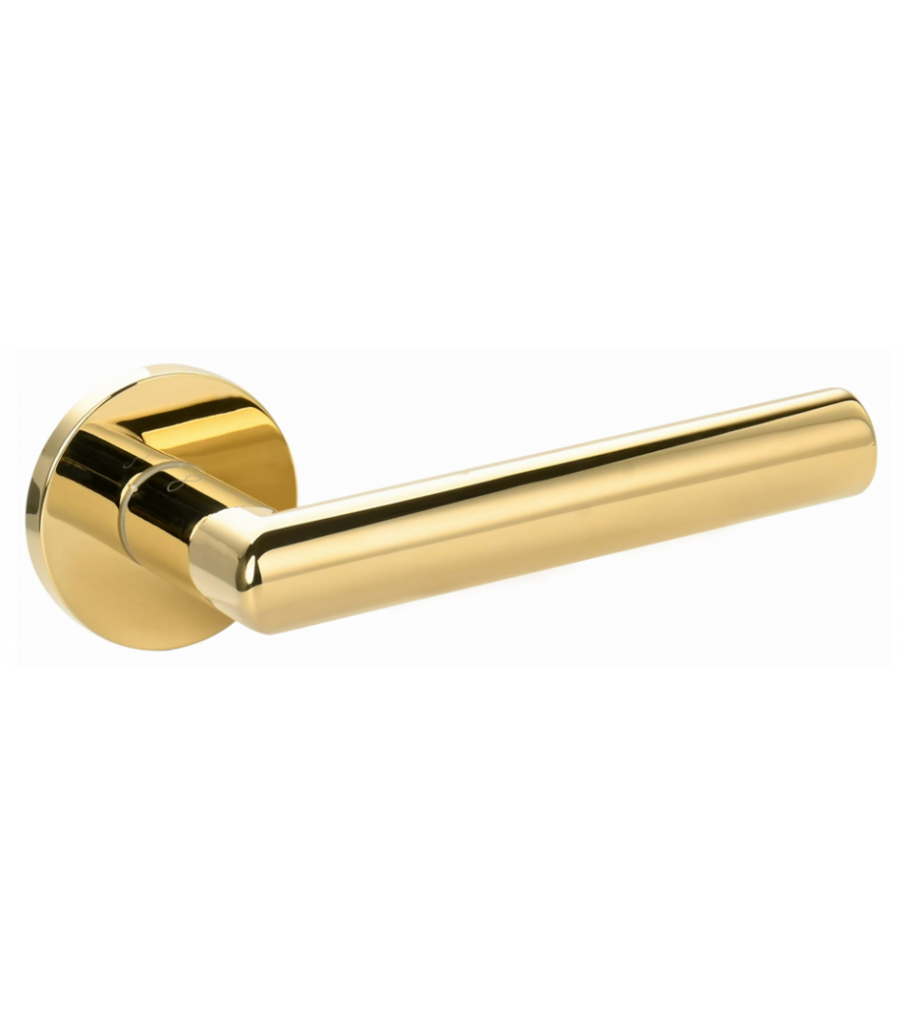 Manilla de Puerta oro pulido Line Ronda Ronde - manilla de diseño
