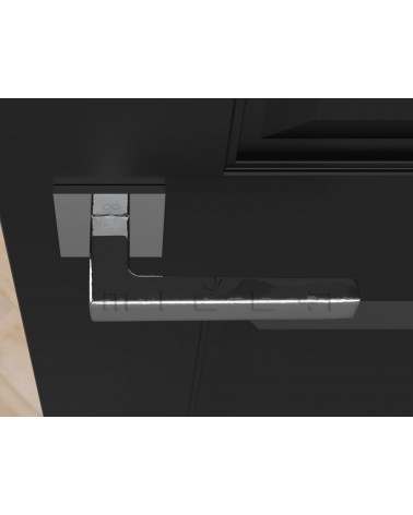 Manilla de Puerta Cromo pulido Line STELLA Q - herraje de diseño