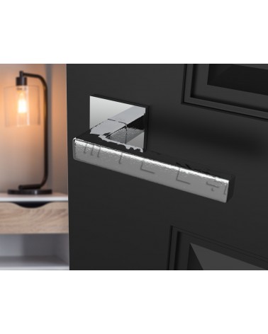Manilla de Puerta Cromo pulido Line STELLA Q - herraje de diseño