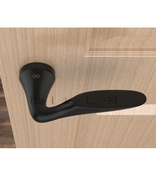 Tirador de puerta negro DOUCE tirador de diseño