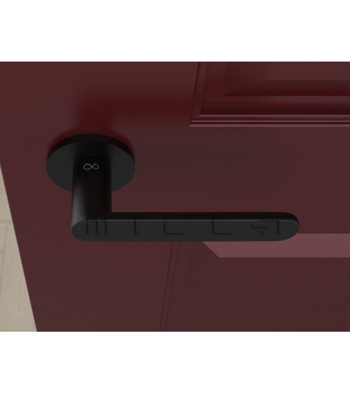 Tirador de puerta negra Line Vénus tirador de diseño