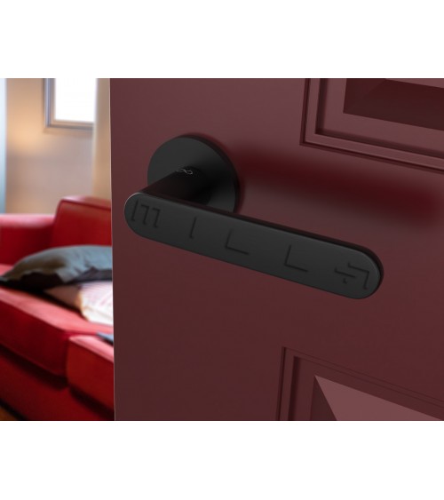 Tirador de puerta negra Line Vénus tirador de diseño