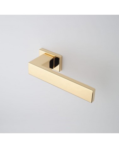 Tirador de puerta sobre placa rectangular PINA tirador de diseño color 3 vista superior